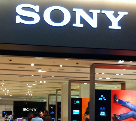 智能品牌发光字 SONY标识定制