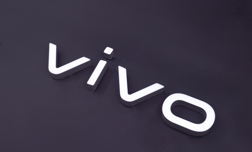 ABC注塑发光字 —— Vivo