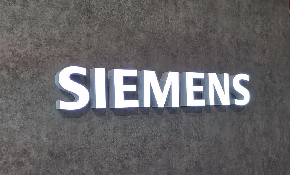 ABC注塑发光字 —— SIEMENS