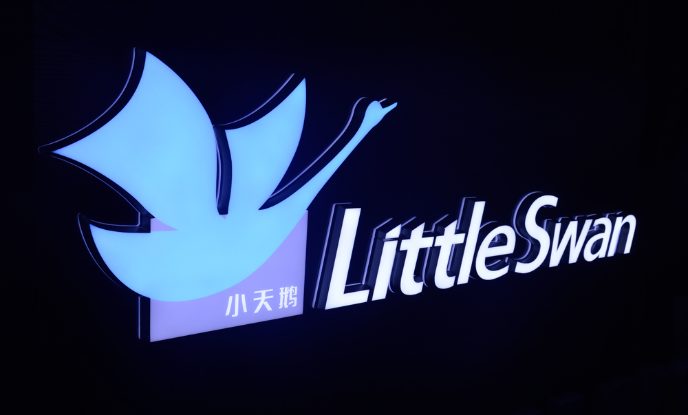 注塑迷你发光字 —— Little swan